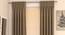 Matka Door Curtains - Set Of 2 (Mocha, 112 x 274 cm  (44" x 108") Curtain Size) by Urban Ladder - Design 1 Full View - 326502