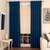 Matka door curtains set of 2 9 navy blue american lp
