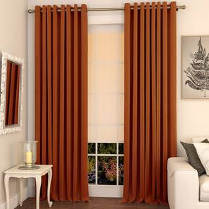 Home Decor In Nagpur Design Orange Polyester Door Curtain