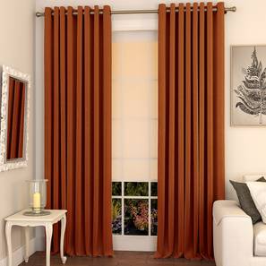 Home Decor In Tirupati Design Orange Polyester Door Curtain