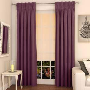 Home Linen In Thane Design Grape Polyester Window Curtain