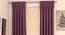 Matka Window Curtains - Set Of 2 (Grape, 112 x 152 cm  (44" x 60") Curtain Size) by Urban Ladder - Design 1 Full View - 326648