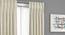 Bark Door Curtains - Set Of 2 (Cream, 112 x 213 cm  (44" x 84") Curtain Size) by Urban Ladder - Design 1 Full View - 326699