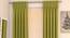 Matka Window Curtains - Set Of 2 (Olive Green, 112 x 152 cm  (44" x 60") Curtain Size) by Urban Ladder - Design 1 Full View - 326810