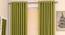 Matka Window Curtains - Set Of 2 (Olive Green, 112 x 152 cm  (44" x 60") Curtain Size) by Urban Ladder - Design 1 Full View - 326836