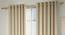 Elite Door Curtains - Set Of 2 (Cream, 112 x 213 cm  (44" x 84") Curtain Size) by Urban Ladder - Front View Design 1 - 327038