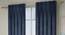 Frizzle Door Curtains - Set Of 2 (Blue, 112 x 274 cm  (44" x 108") Curtain Size) by Urban Ladder - Front View Design 1 - 327107