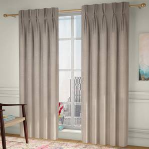 Rds Decor Design Beige Poly Cotton Window Curtain