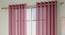 Vegas Sheer Door Curtains - Set Of 2 (Pink, 112 x 213 cm  (44" x 84") Curtain Size) by Urban Ladder - Front View Design 1 - 327196