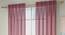 Vegas Sheer Door Curtains - Set Of 2 (Pink, 112 x 274 cm  (44" x 108") Curtain Size) by Urban Ladder - Front View Design 1 - 327271