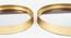 Metropolis Dual Hanging Mirror (Gold) by Urban Ladder - Design 1 Top View - 327418