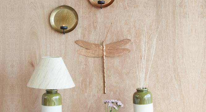 Dragonfly wall décor (Copper) by Urban Ladder - Design 1 Top View - 327454