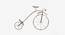 Retro cycle wall décor (Dark ant. Gold) by Urban Ladder - Front View Design 1 - 327461