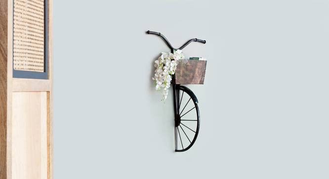 Retro Cycle With Basket (Antique Brass) by Urban Ladder - Design 1 Details - 327463