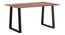 Aquila Live Edge Solid Wood 6 Seater Dining Table in Teak Finish (Teak Finish) by Urban Ladder - Design 1 Details - 327468