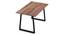 Aquila Live Edge Solid Wood 6 Seater Dining Table in Teak Finish (Teak Finish) by Urban Ladder - Design 1 Top View - 327469