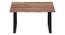 Aquila Live Edge Solid Wood 6 Seater Dining Table in Teak Finish (Teak Finish) by Urban Ladder - Front View Design 1 - 327470