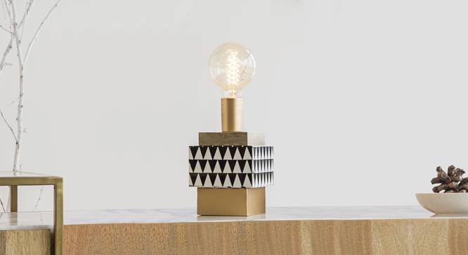 LOKO TABLE LAMP WITH FILAMINT (Black Finish) by Urban Ladder - Design 1 Details - 327894