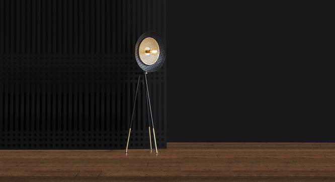 LOUVRE FLOOR LAMP (Black Finish) by Urban Ladder - Design 1 Details - 327899