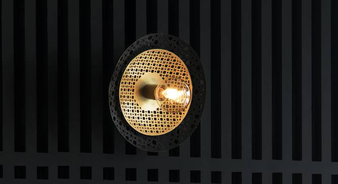 LOUVRE WALL LAMP
ROUND (Black Finish) by Urban Ladder - Design 1 Details - 327904