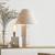 Speckle table lamp with conical shade lp