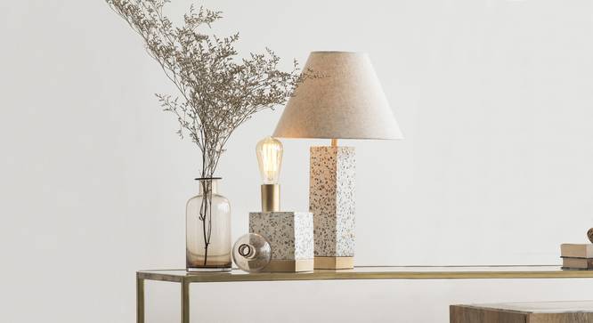 SPECKLE TABLE LAMP WITH CONICAL SHADE (Black Finish) by Urban Ladder - Design 1 Details - 327913
