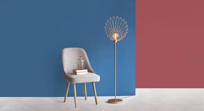 Uchiwa Floor Lamp (Black Finish) by Urban Ladder - Design 1 Details - 327965