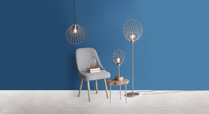 Uchiwa Floor Lamp (Black Finish) by Urban Ladder - Design 1 Top View - 327966