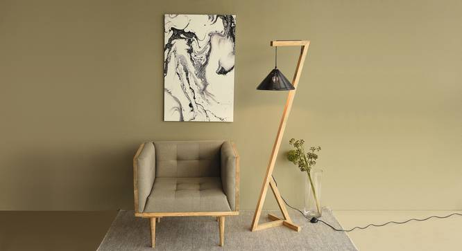 Charmer  Floor Lamp (Black Finish) by Urban Ladder - Design 1 Details - 327968