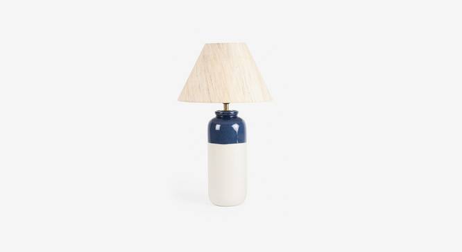 Amber  Tall Lamp blue (Black Finish) by Urban Ladder - Design 1 Top View - 328062