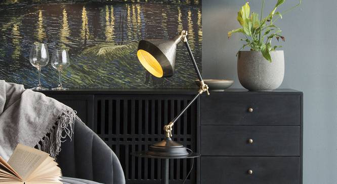 CHRYSLER  Study Table Lamp (Black Finish) by Urban Ladder - Design 1 Details - 328095