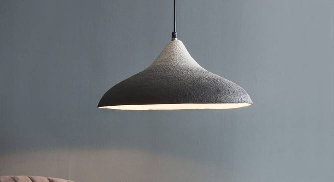 DHOLA flat hanging lamp (Black Finish) by Urban Ladder - Design 1 Details - 328160