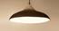 DHOLA flat hanging lamp (Black Finish) by Urban Ladder - Front View Design 1 - 328162