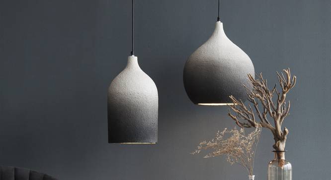 DHOLA drop  hanging lamp (Black Finish) by Urban Ladder - Design 1 Details - 328165