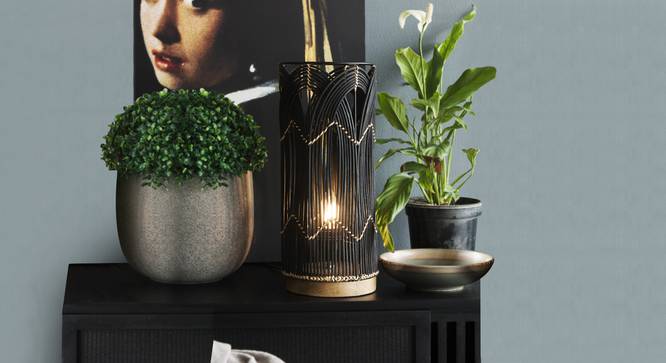 Arch Table Lamp (Black Finish) by Urban Ladder - Design 1 Details - 328189
