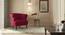 Bardot Lounge Chair (Fuschia Red Velvet) by Urban Ladder - Design 1 Details - 328222