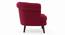 Bardot Lounge Chair (Fuschia Red Velvet) by Urban Ladder - Design 1 Close View - 328225