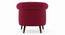 Bardot Lounge Chair (Fuschia Red Velvet) by Urban Ladder - Design 1 Details - 328226