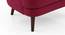 Bardot Lounge Chair (Fuschia Red Velvet) by Urban Ladder - Design 1 Top View - 328227