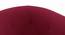 Bardot Lounge Chair (Fuschia Red Velvet) by Urban Ladder - Front View Design 1 - 328228