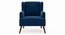 Brando Arm Chair (Cobalt) by Urban Ladder - Design 1 Top View - 328233