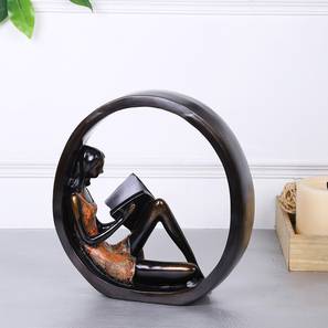 Home Decor Statues Design Brown Resin Showpiece