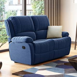 Fabric Recliners Brand Design Lebowski Recliner (Two Seater, Cobalt Fabric)