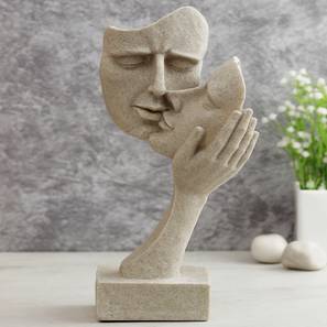 Cream Resin Showpiece