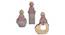 Yutika Statue - Set Of 3 (Pink) by Urban Ladder - Front View Design 1 - 328591