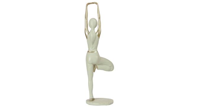 Zev Figurine (Cream) by Urban Ladder - Cross View Design 1 - 328595