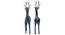 Zila Showpiece - Set Of 2 (Blue) by Urban Ladder - Front View Design 1 - 328600