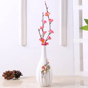 Flower Vase Design White Ceramic  Vase