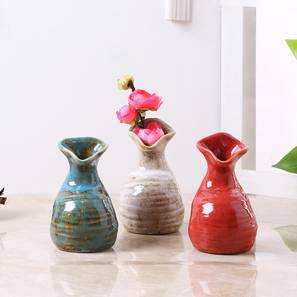 Flower Vase Design Multi Coloured Ceramic  Vase