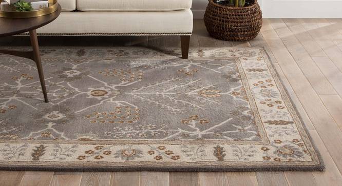 Armaan Hand Tufted Carpet (244 x 305 cm  (96" x 120") Carpet Size, Antique White) by Urban Ladder - Front View Design 1 - 328686
